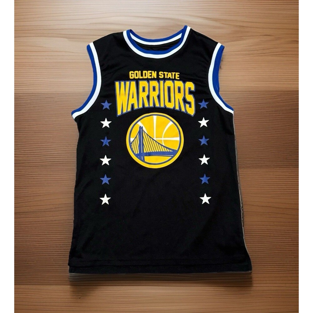 Golden State Warriors Jersey UNK NBA Basketball #46 Black Men’s Size Small